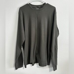 Ski the Alps Burt's Bees Men's Pajama Set  - Dark Gray